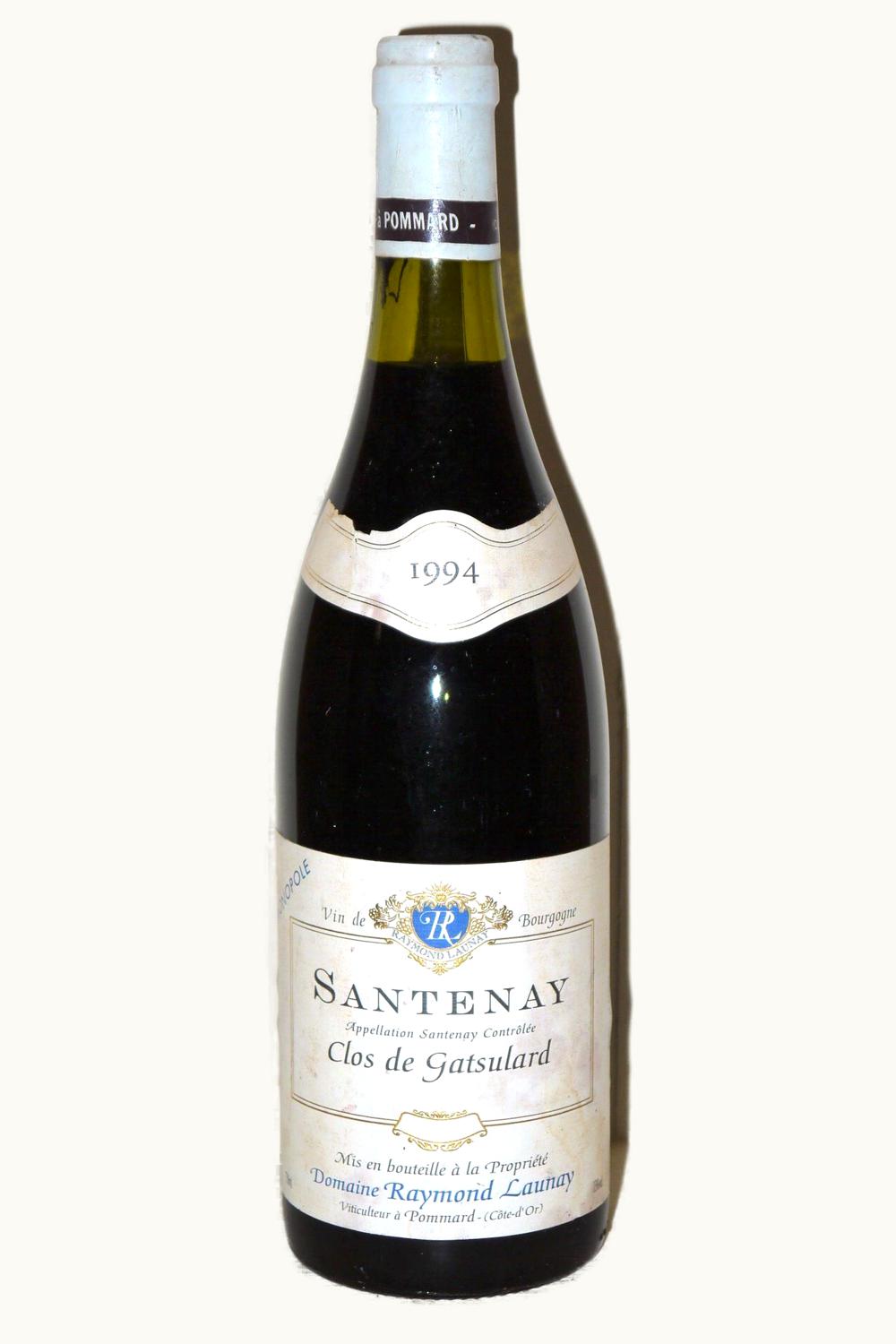 Domaine Raymond Launay Domaine Raymond Launay Clos de Gatsulards Monopole, Santenay, Côte de Beaune, 1974