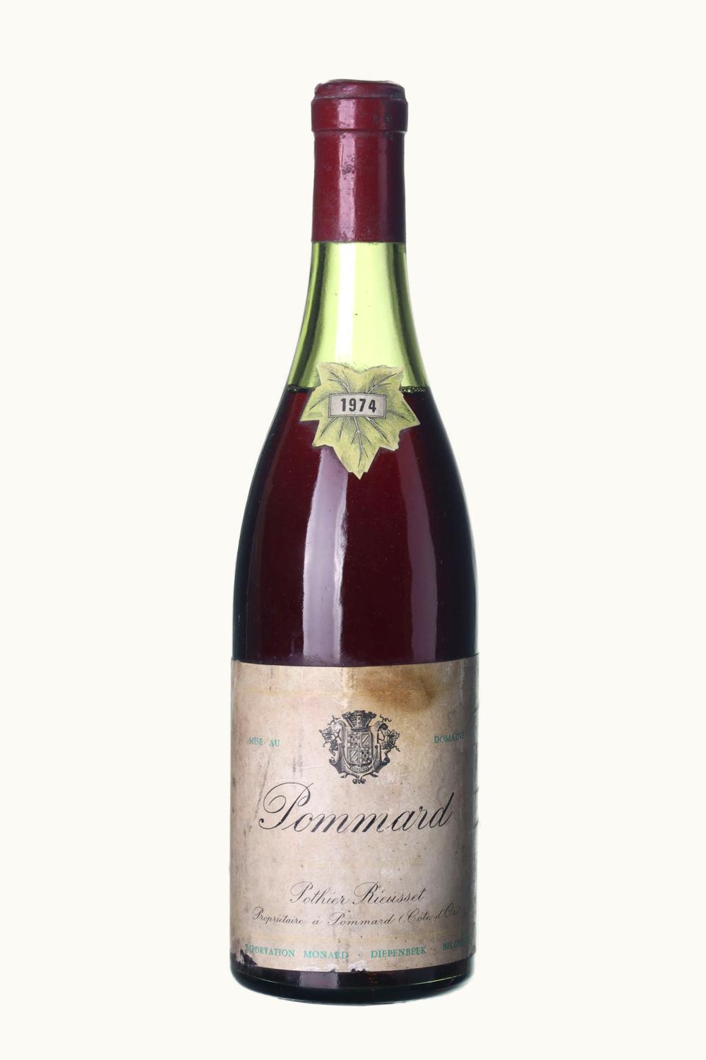 Domaine Pothier-Rieusset Domaine Pothier-Rieusset Pommard, Côte de Beaune, 1974