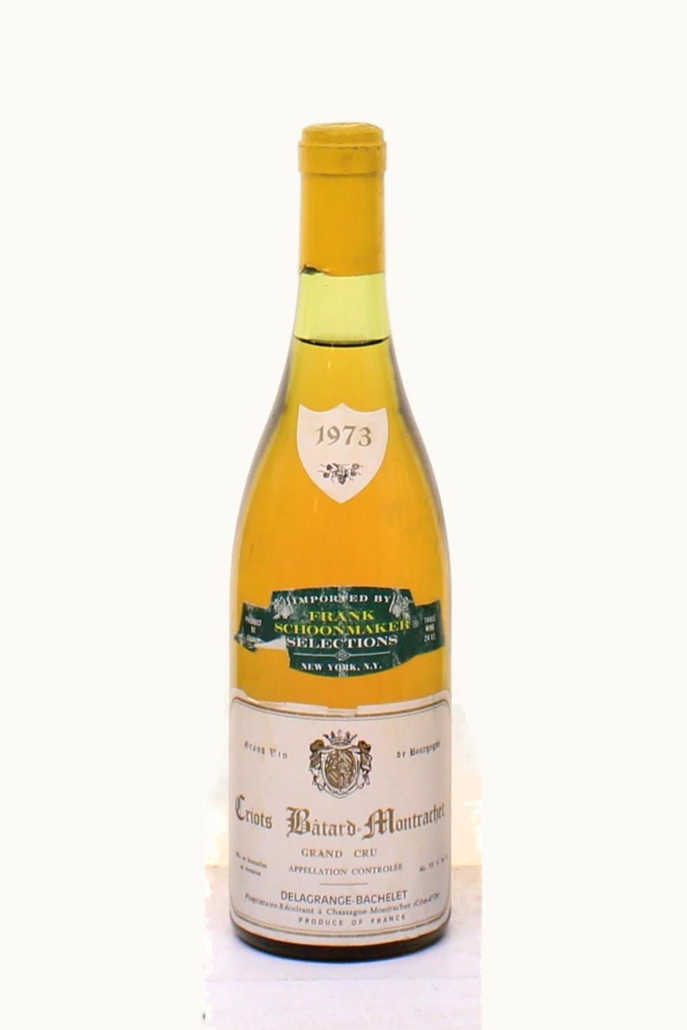 Delagrange Bachelet Delagrange Bachelet Grand Cru Criots-Bâtard-Montrachet, Chassagne, Côte de Beaune, 1973