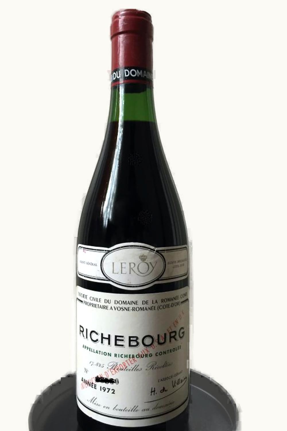 Domaine de la Romanée-Conti Domaine de la Romanée-Conti Richebourg, 1972