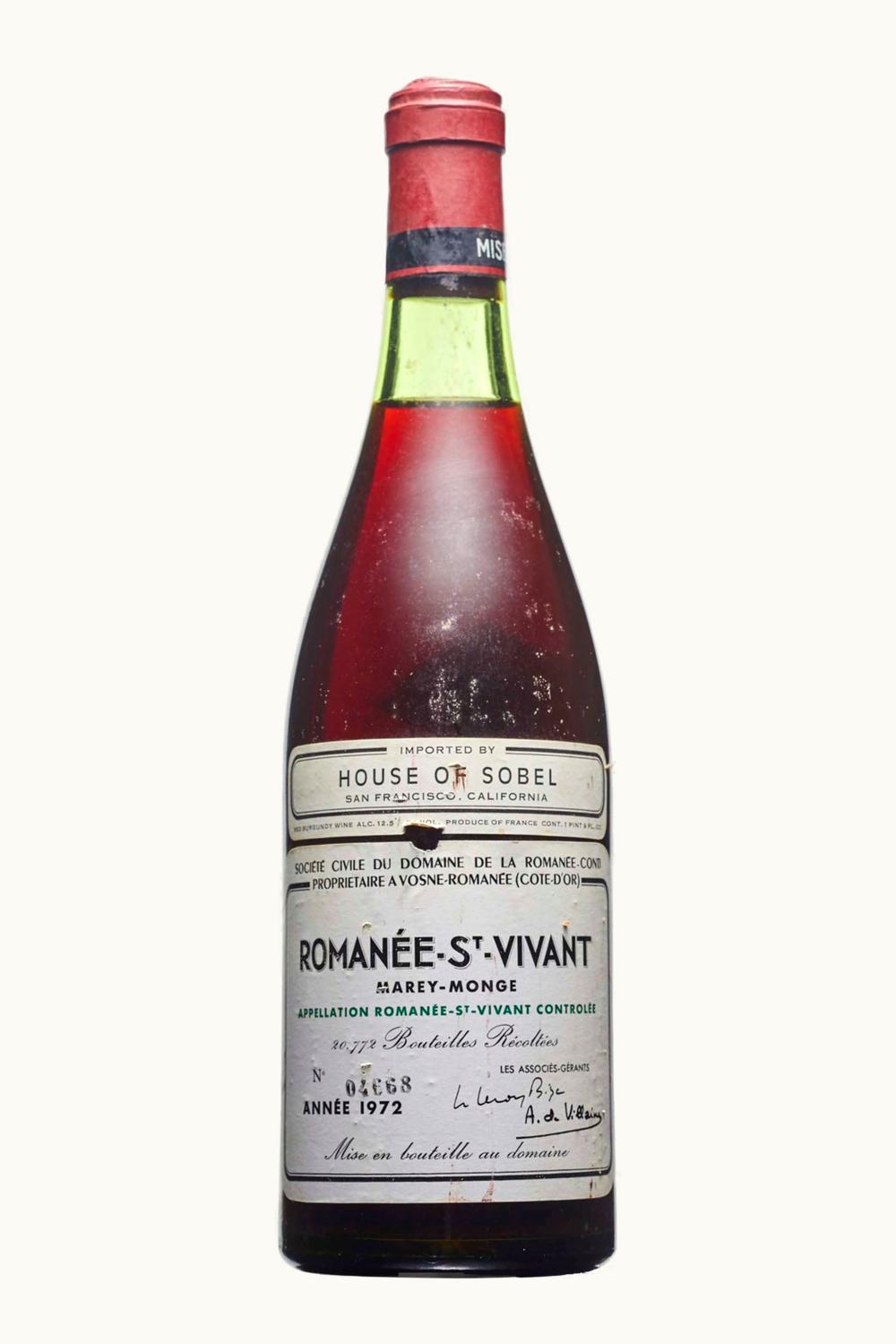 Domaine de la Romanée-Conti Domaine de la Romanée-Conti Romanée-St-Vivant, 1972