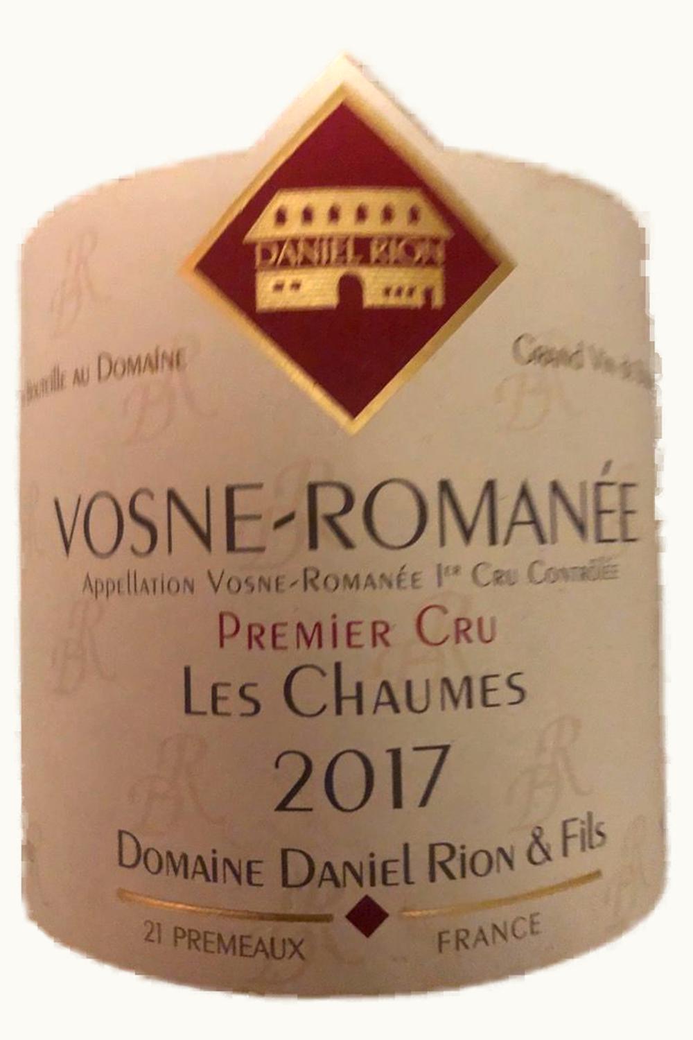 Domaine Daniel Rion Domaine Daniel Rion Les Chaumes, 1972