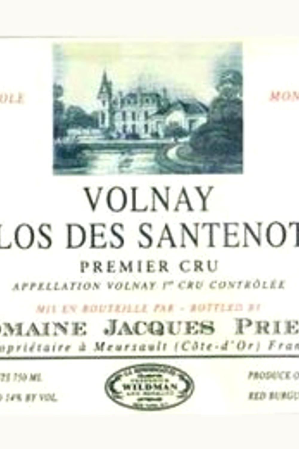 Domaine Jacques Prieur Domaine Jacques Prieur Clos des Santenots Monopole, 1972