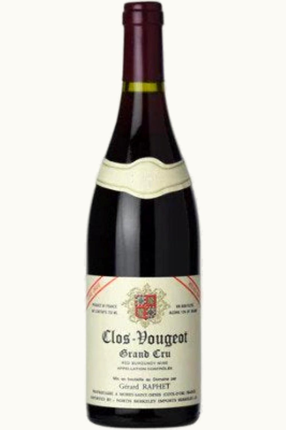 Gérard Raphet Gérard Raphet Clos de Vougeot Grand Cru Côte de Nuit, 1972