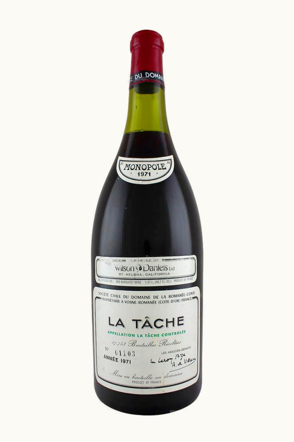 Domaine de la Romanée-Conti Domaine de la Romanée-Conti La Tâche Grand Cru Monopole Côte de Nuit, 1971