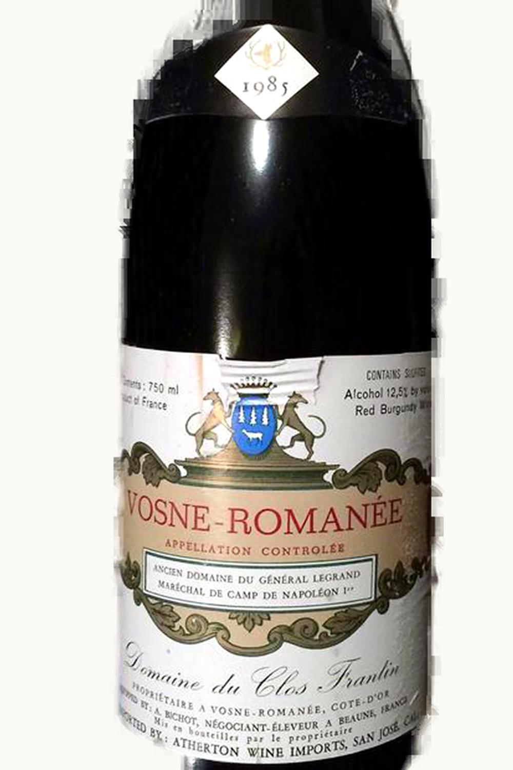 Albert Bichot Albert Bichot Dom du Clos Frantin Vosne-Romanée Côte de Nuit, 1971