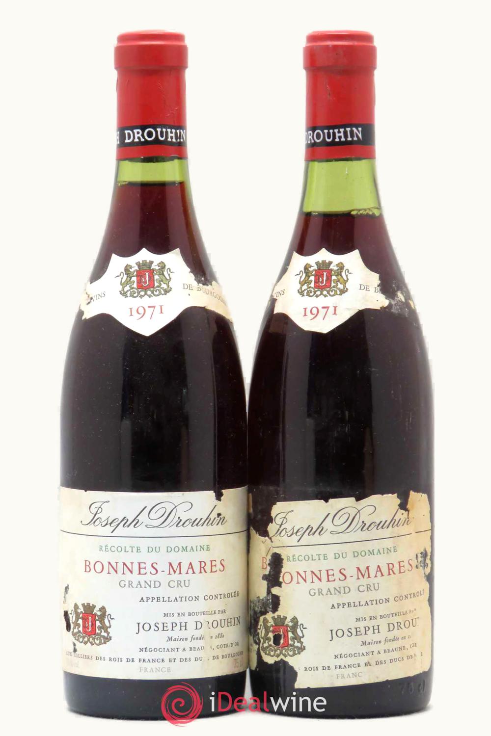Joseph Drouhin Joseph Drouhin Grand Cru Bonnes Mares Chambolle-Musigny Côte de Nuit, 1971