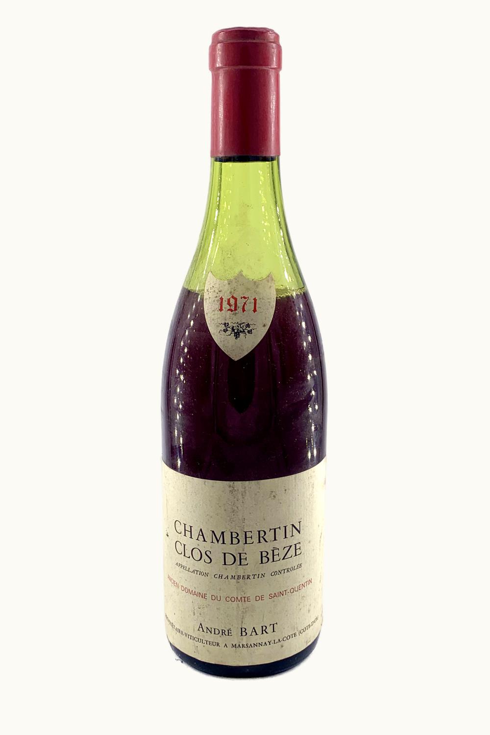 Domaine Bart Domaine Bart Grand Cru Côte de Nuit Chambertin Clos de Bèze, 1971