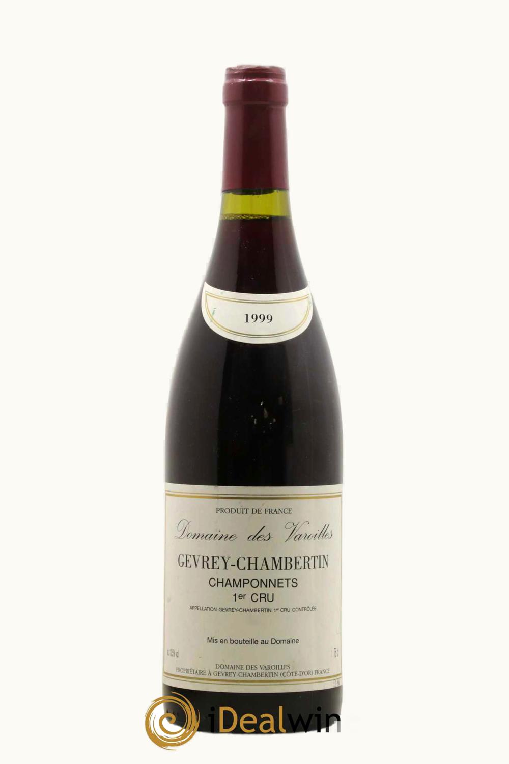 Domaine de Varoilles Domaine de Varoilles Champonnets Gevrey Chambertin Premier Cru, 1971