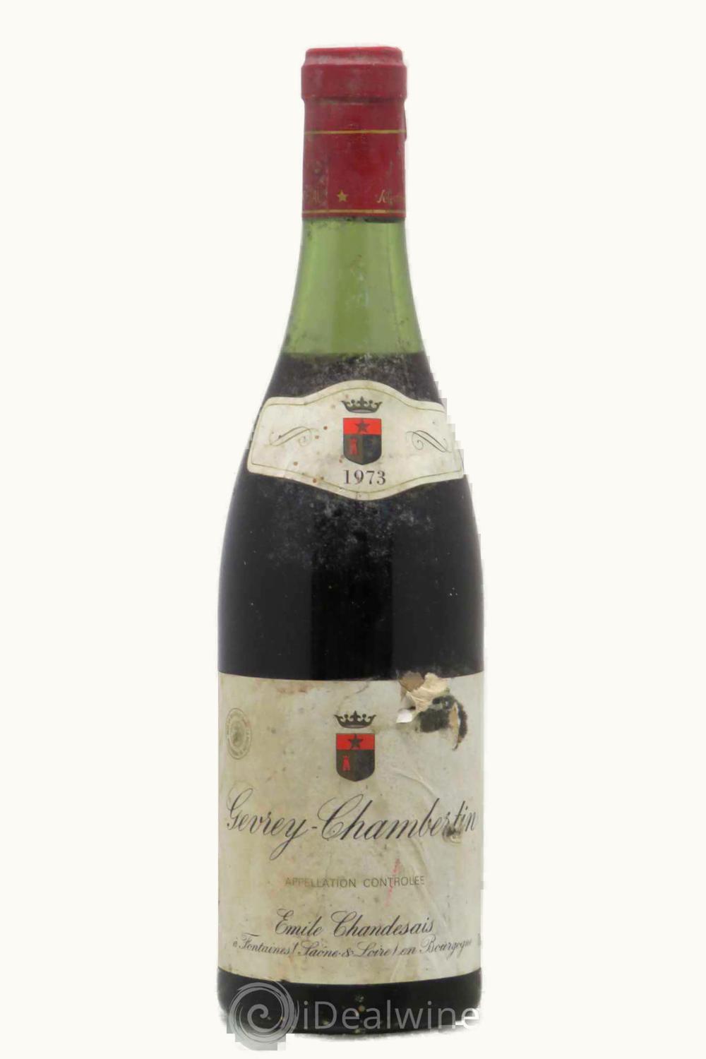 Emile Chandesais Emile Chandesais Gevrey Chambertin, 1971