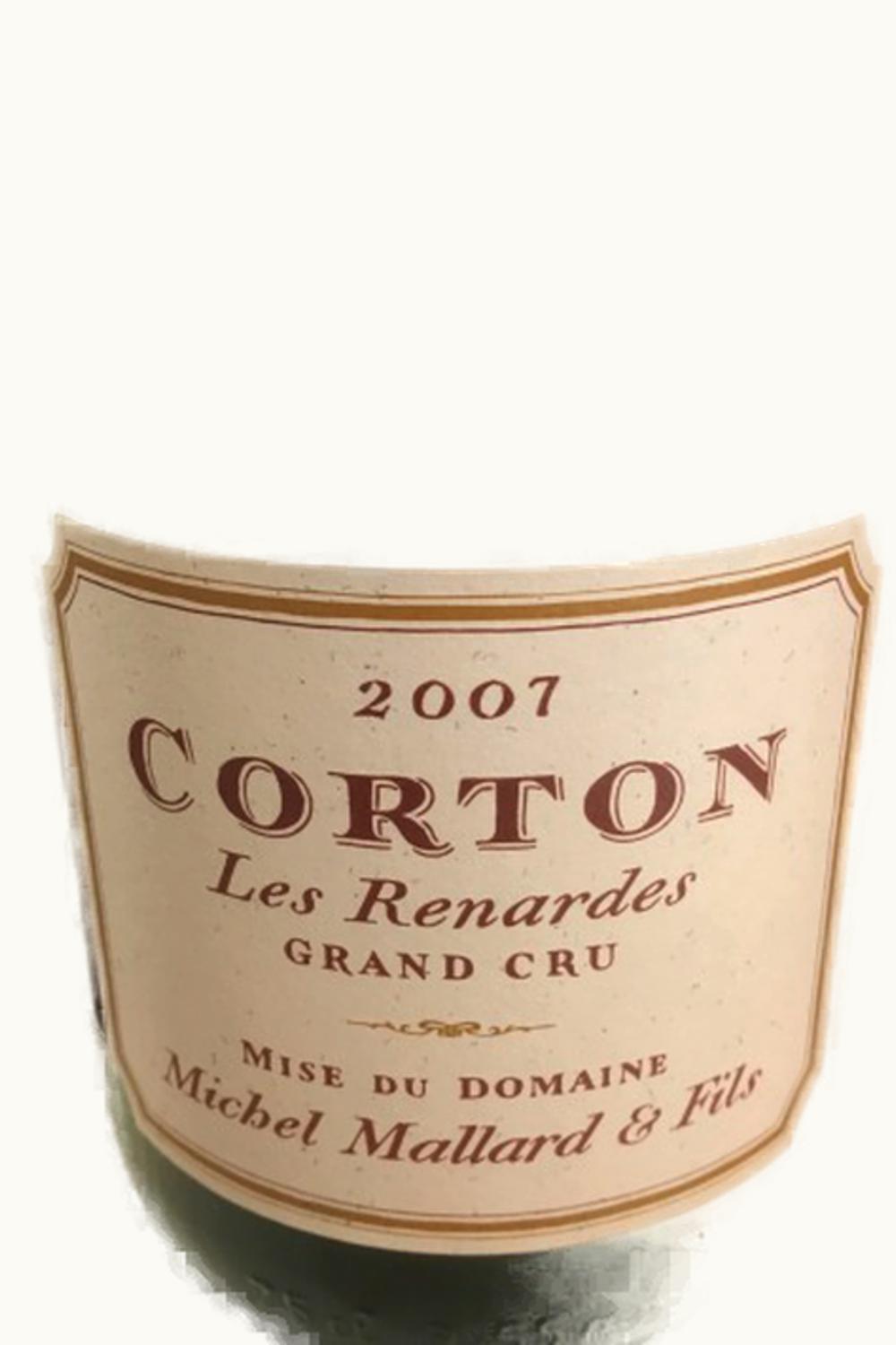 Domaine Michel Mallard Domaine Michel Mallard Grand Cru Corton Les Renardes Côte de Beaune, 1970