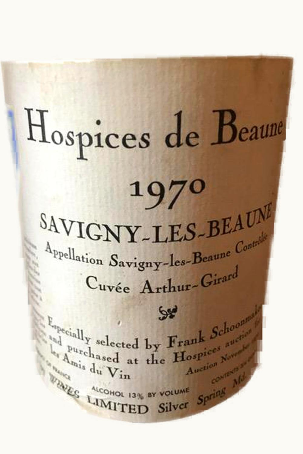 Hospices de Beaune Hospices de Beaune Savigny les Premier Cru Cuvee Arthur Girard Côte, 1970