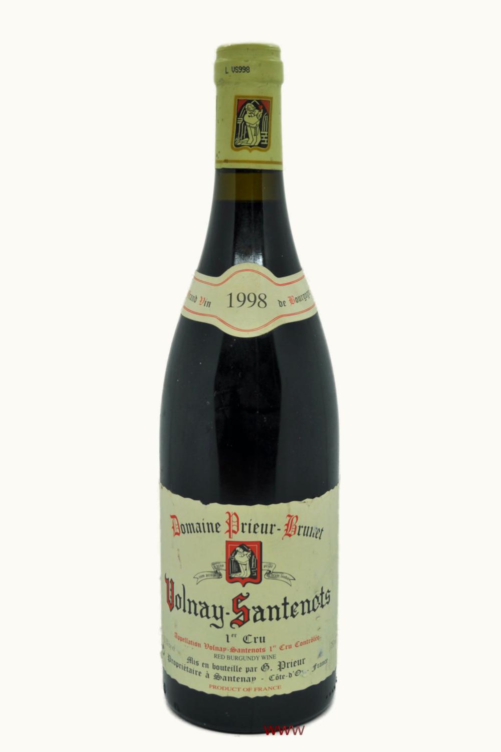 Domaine Prieur-Brunet Domaine Prieur-Brunet Santenots Volnay Premier Cru, 1970