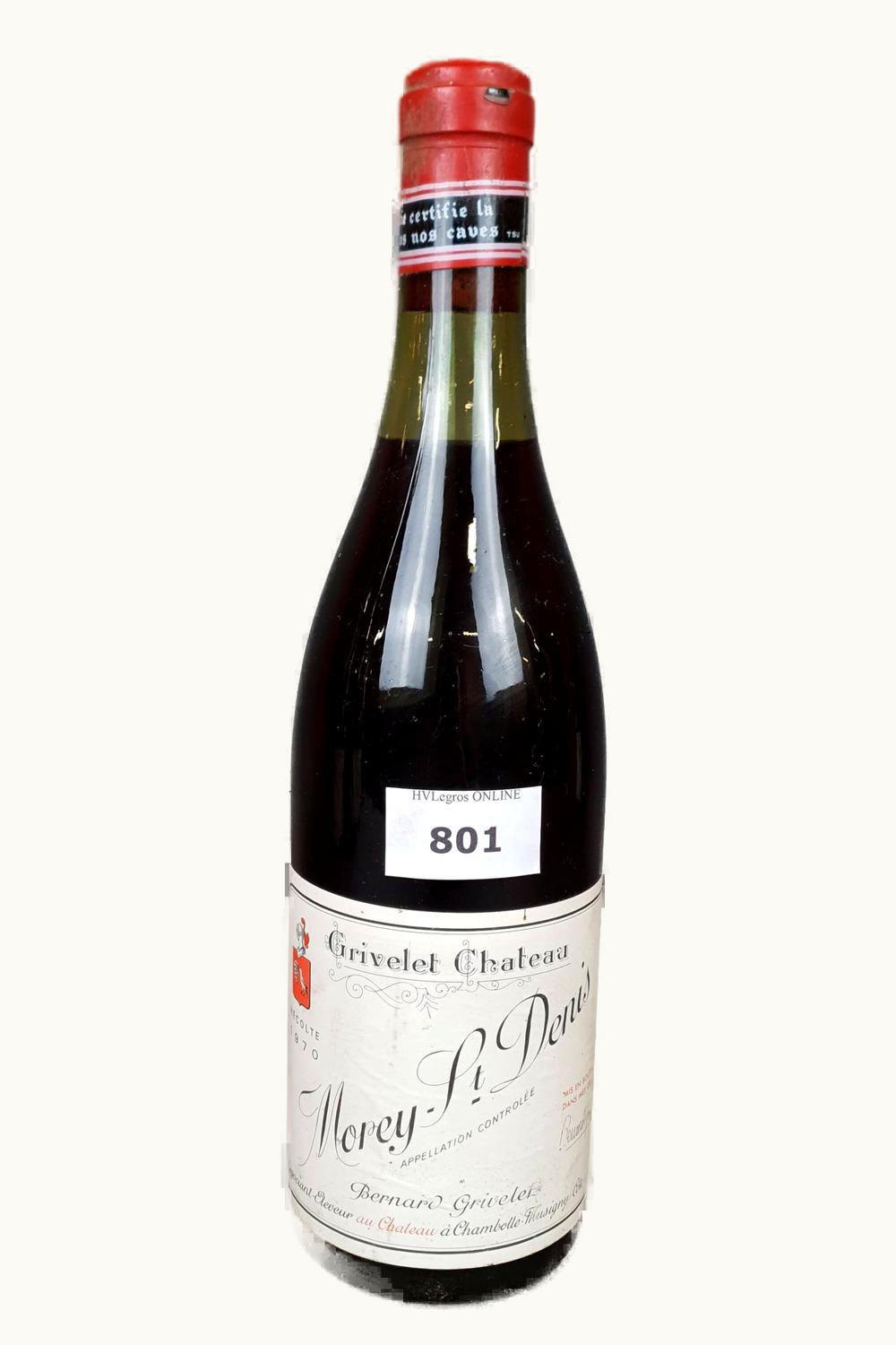 Bernard Grivelet Bernard Grivelet Morey St. Denis, 1970