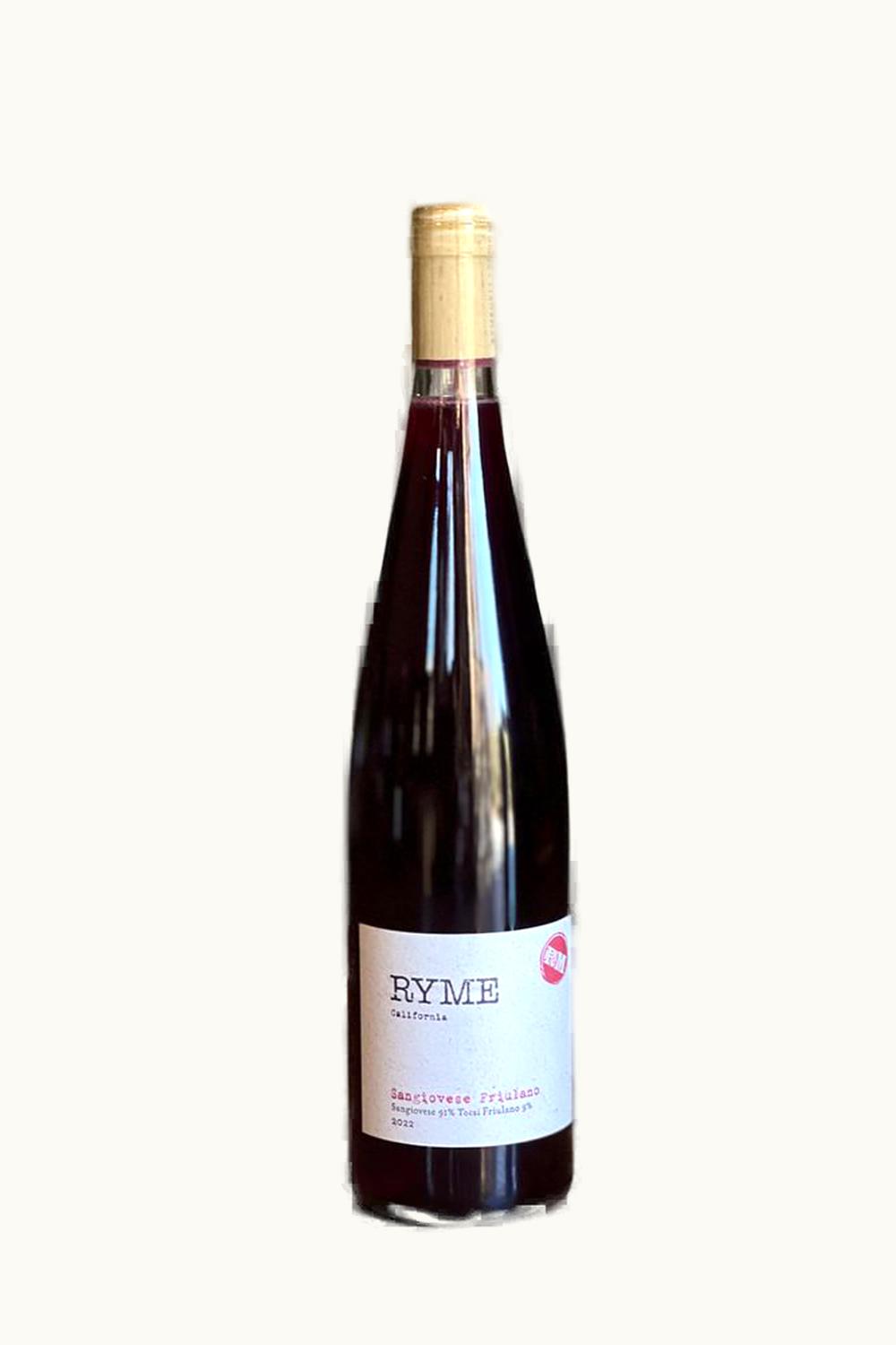 Ryme Cellars Fox Hill Sangiovese Friulano, 2022