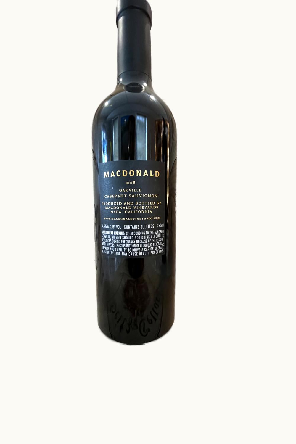 McDonald Cab Sauv, 2018