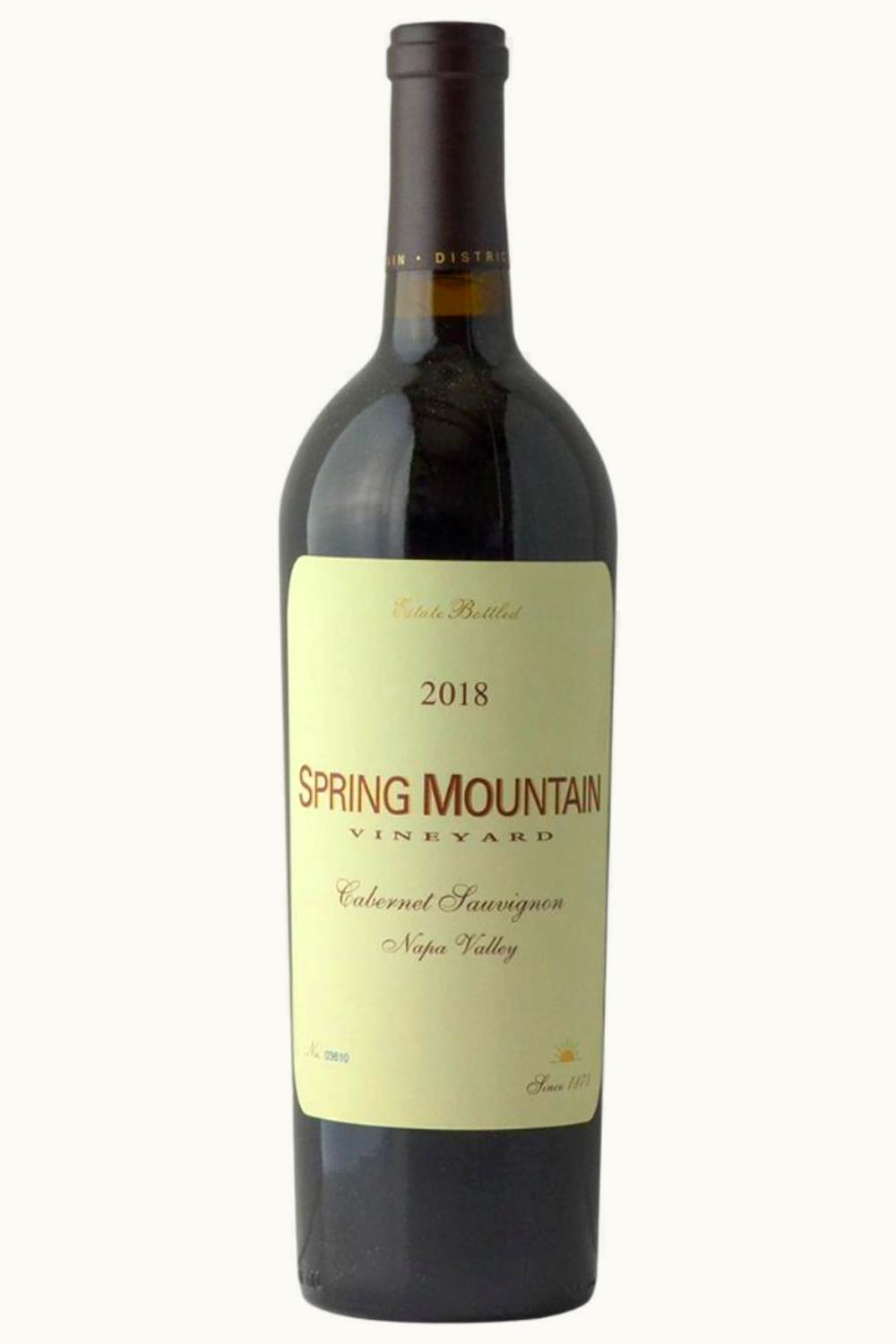 Spring Mountain Spring Mountain Cab Sauv, 2018