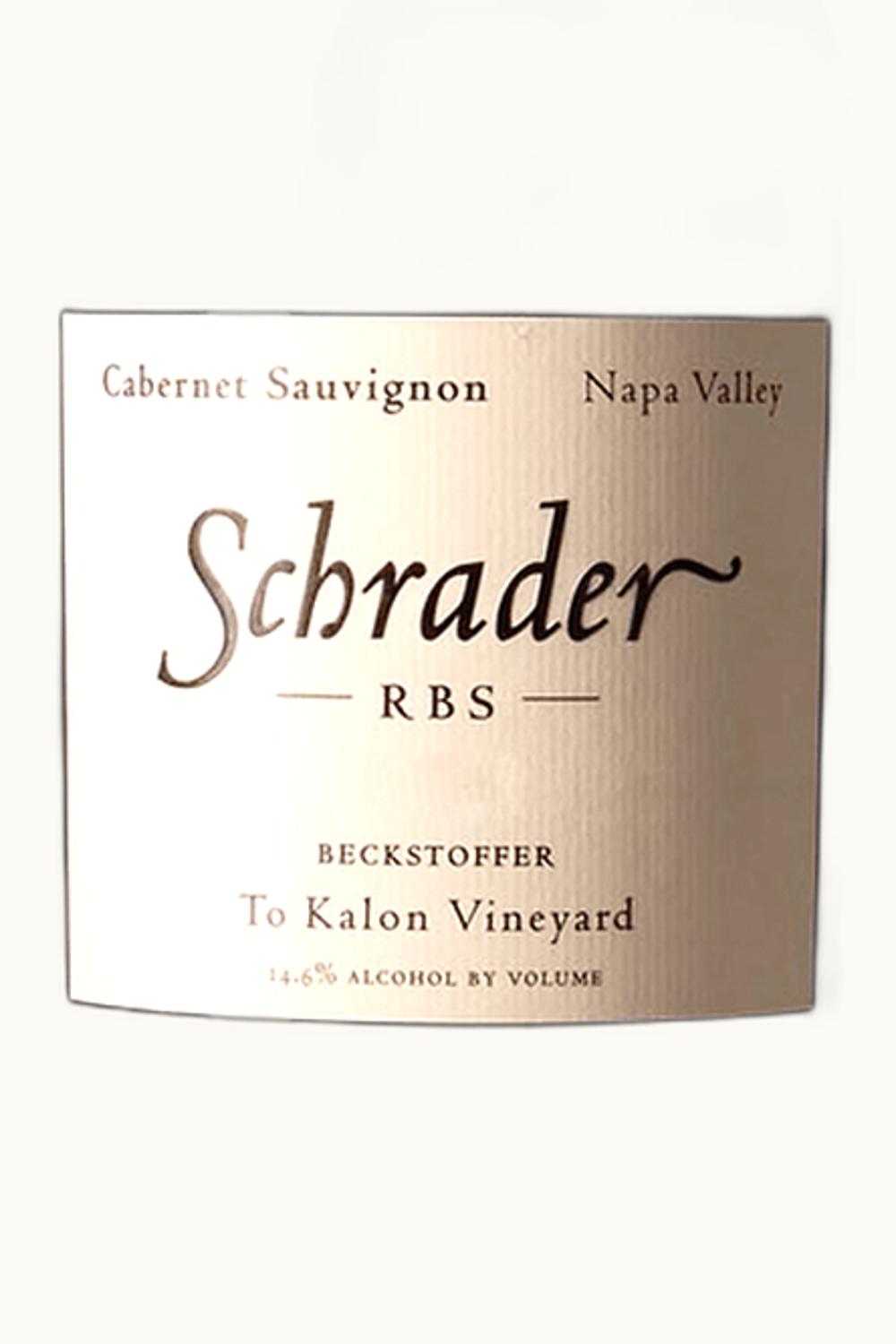 Schrader Cellars Schrader Cellars RBS Beckstoffer To Kalon Cab Sauv, 2017