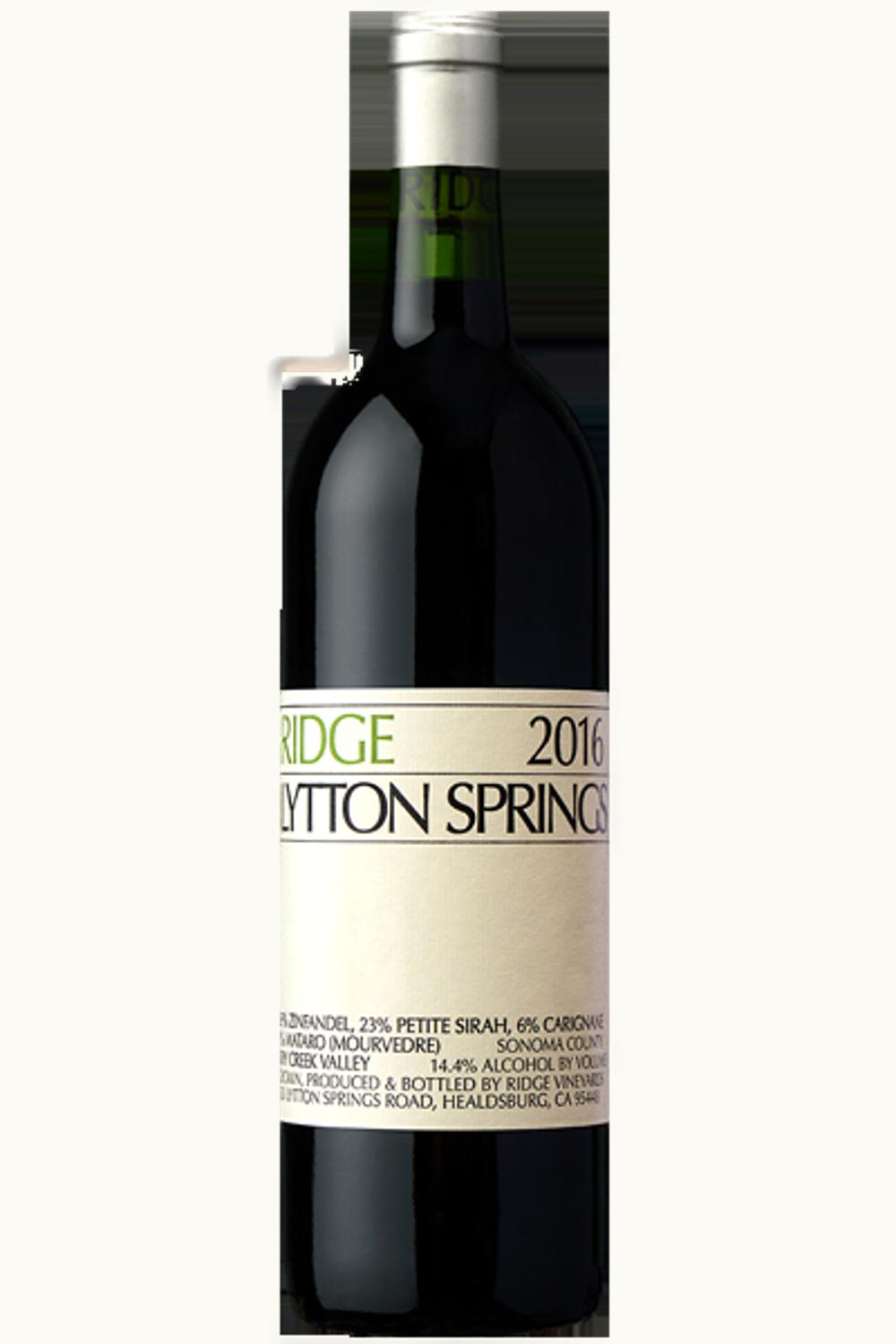 Ridge Vineyards Ridge Vineyards Lytton Springs, 2016
