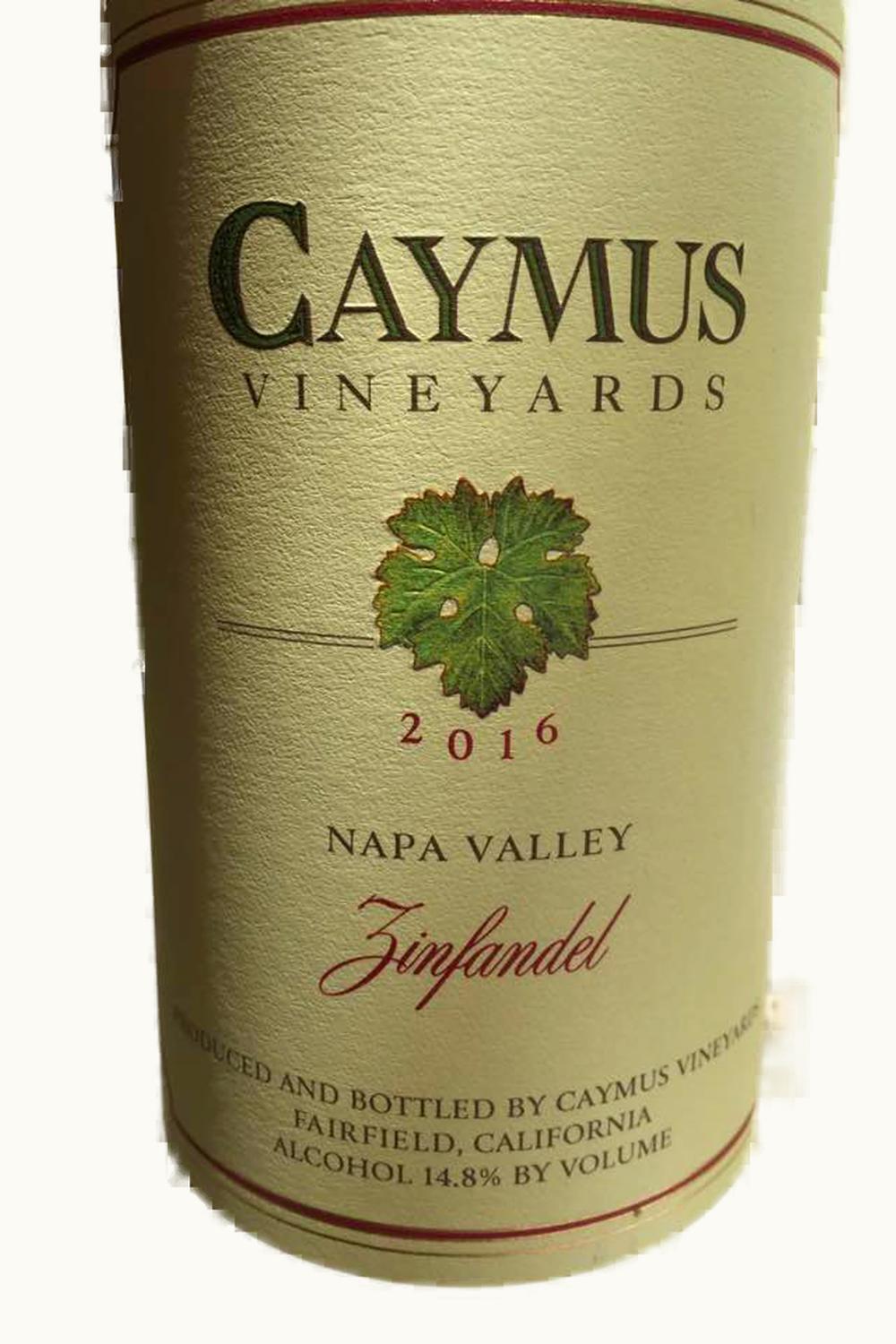 Caymus Vineyards Caymus Vineyards Zinfandel, 2016