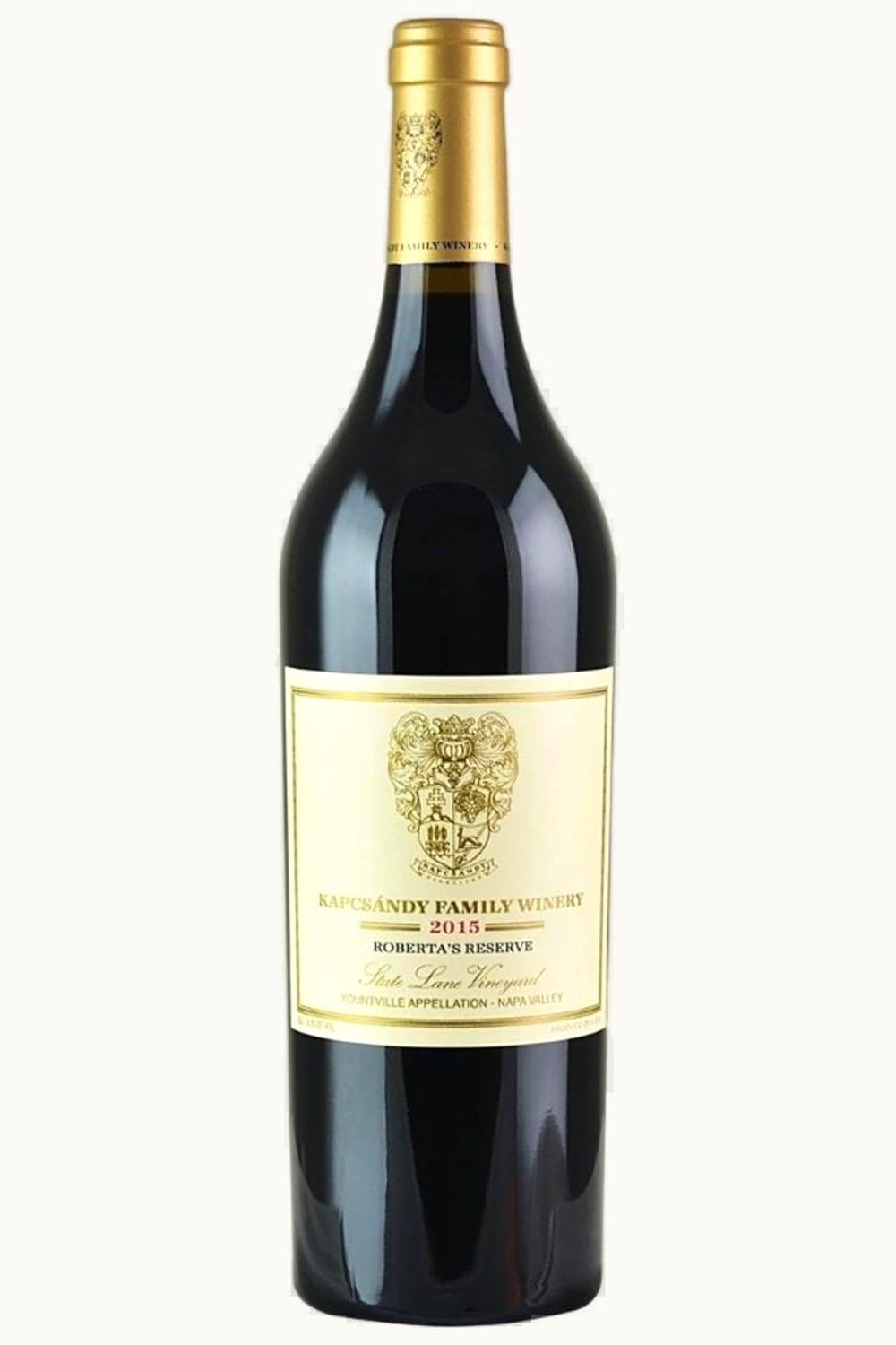 Kapcsandy Family Kapcsandy Family State Lane Roberta Rsv Cab Sauv, 2015