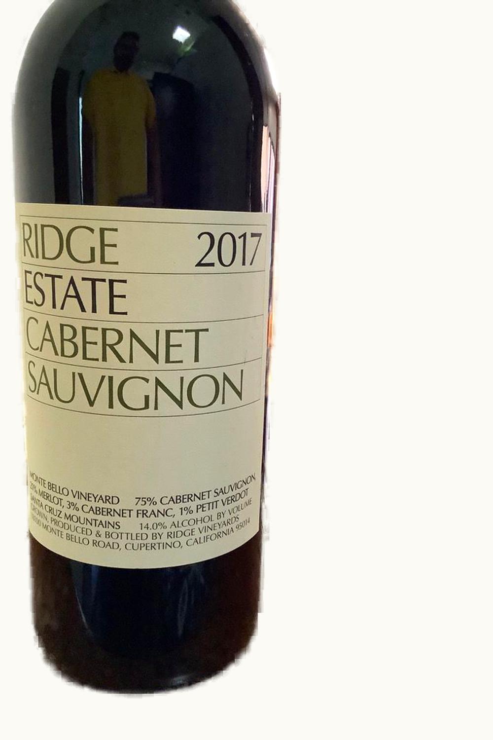 Ridge Vineyards Ridge Vineyards Estate Cab Sauv, 2015