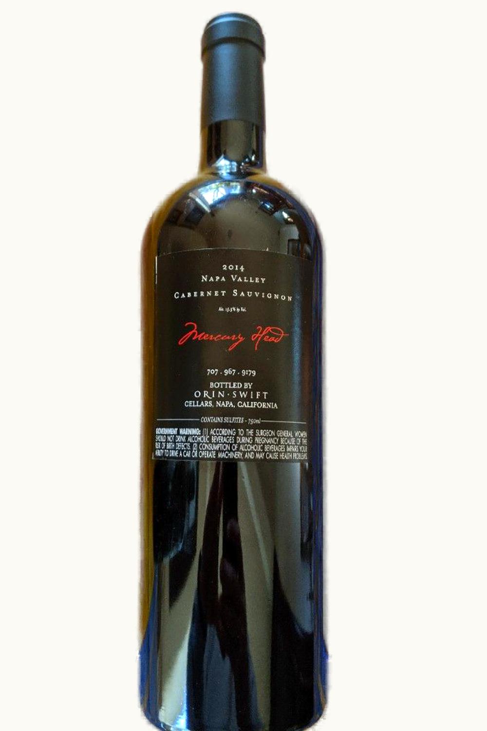 Orin Swift Orin Swift Mercurey Head Cab Sauv, 2014