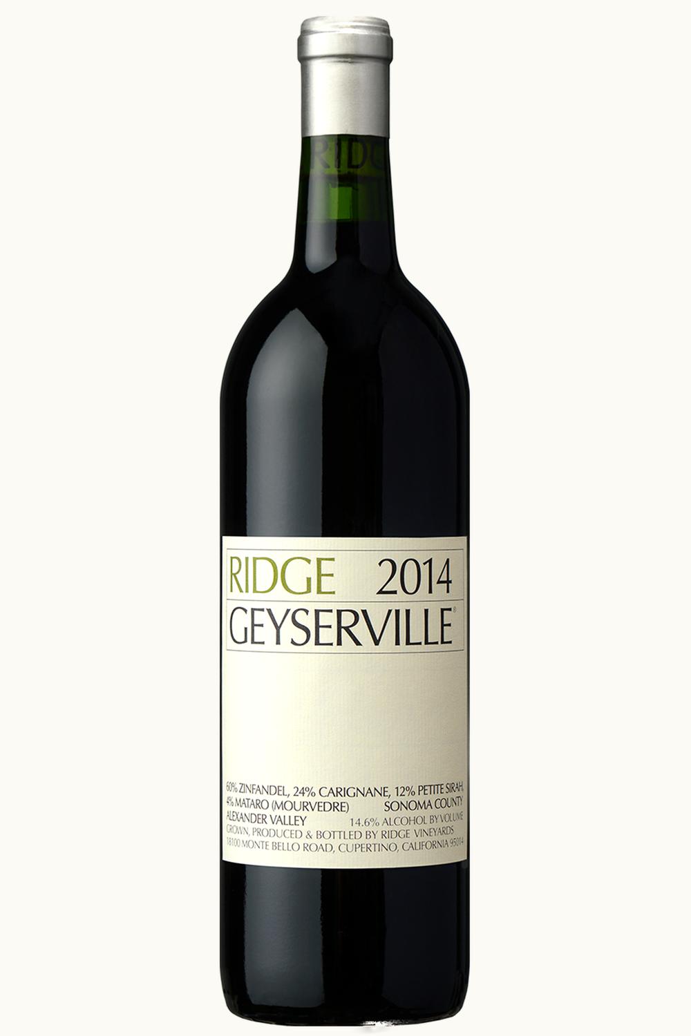 Ridge Vineyards Ridge Vineyards Geyserville, 2014