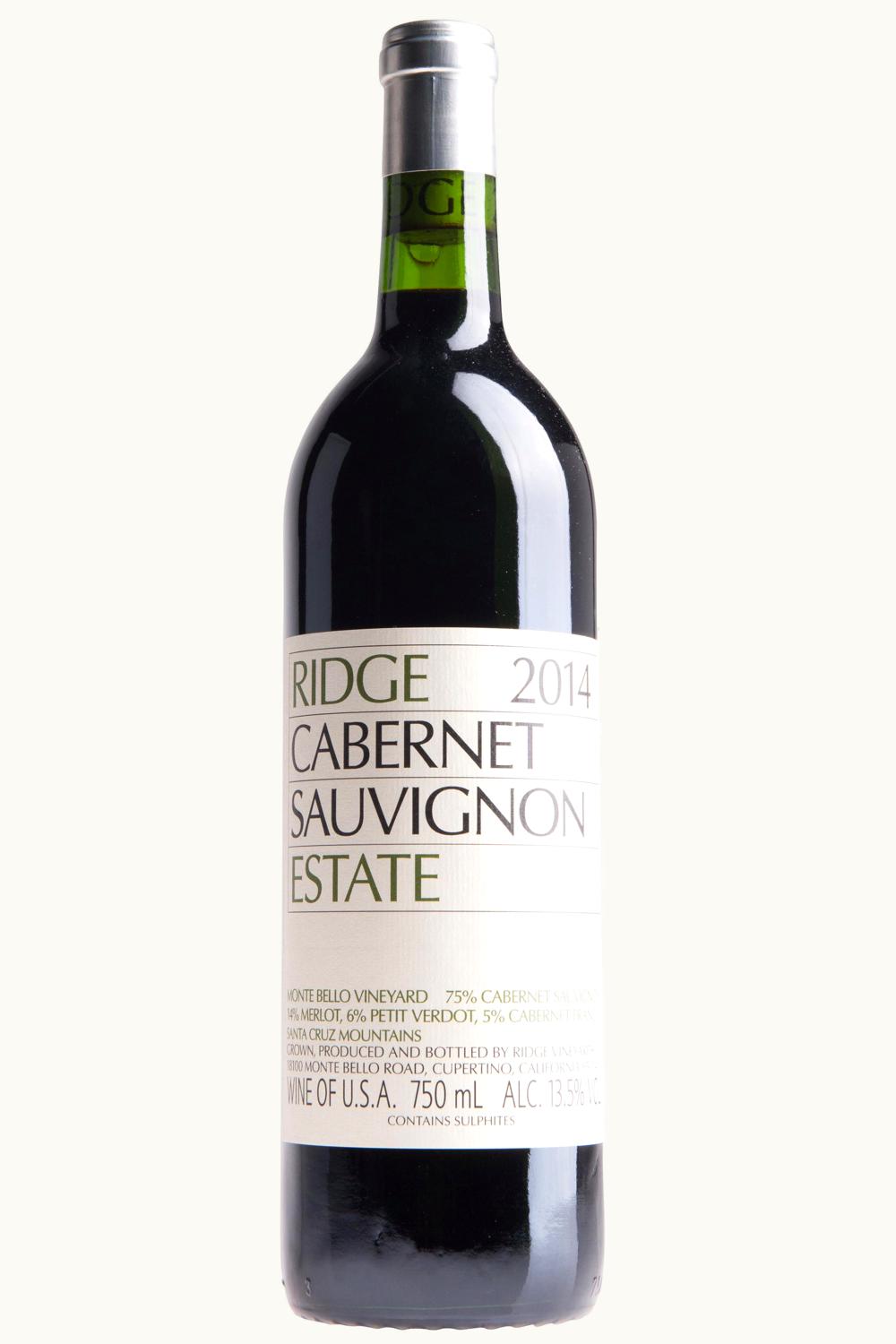 Ridge Vineyards Ridge Vineyards Estate Cab Sauv, 2014