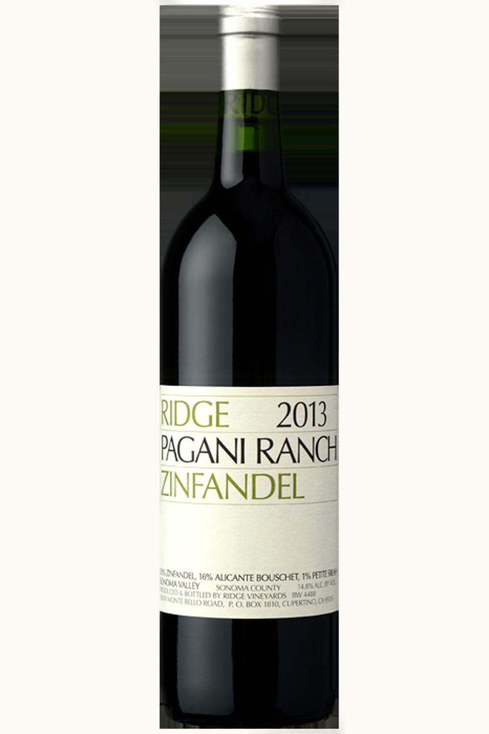 Ridge Vineyards Ridge Vineyards Pagani Ranch Zinfandel, 2013