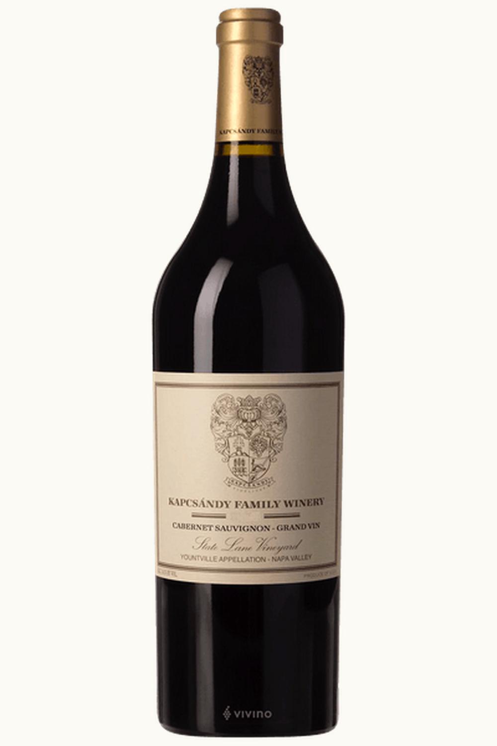 Kapcsandy Family Kapcsandy Family State Lane Grand Cab Sauv, 2012