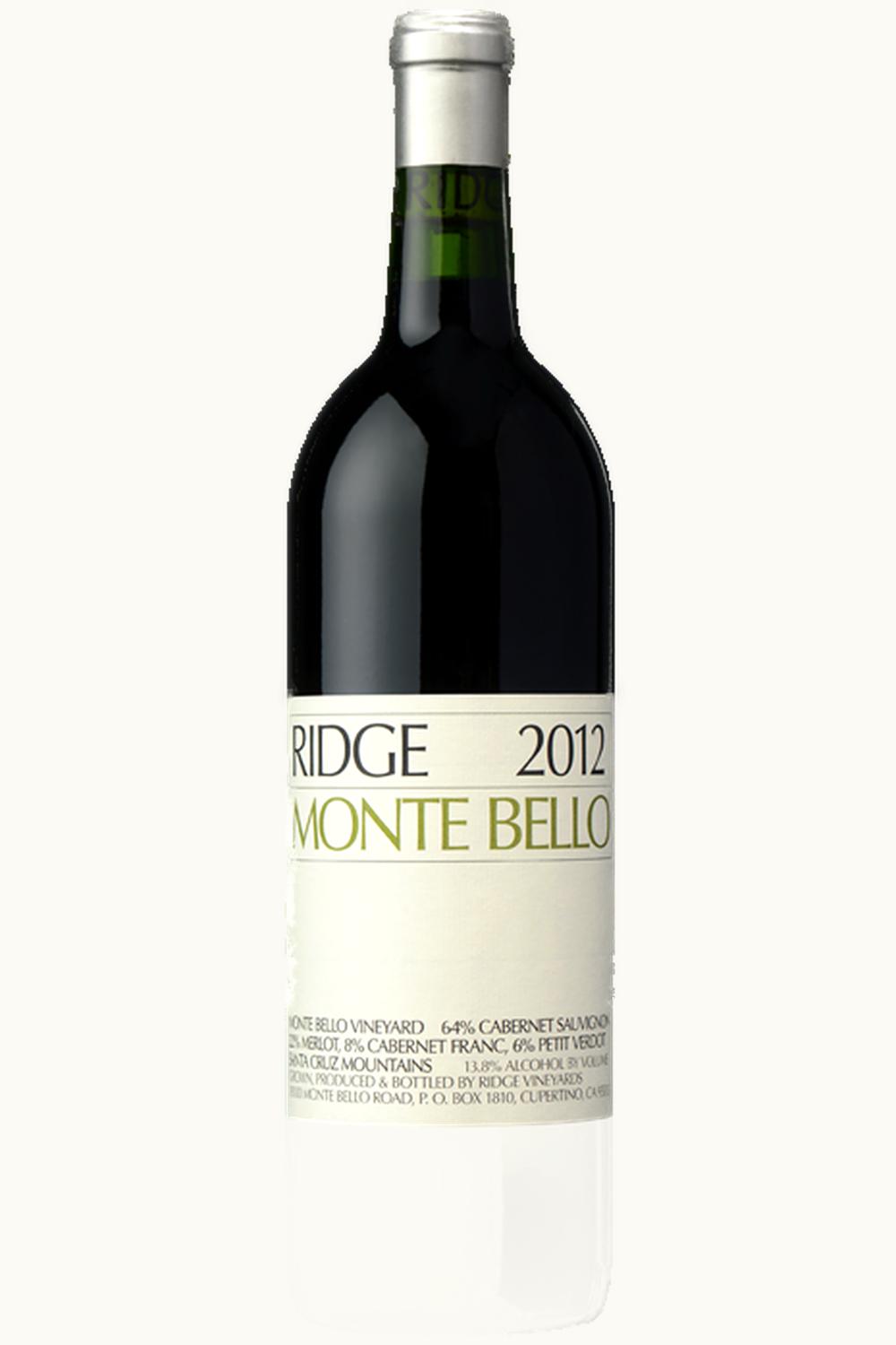 Ridge Vineyards Ridge Vineyards Monte Bello, 2012