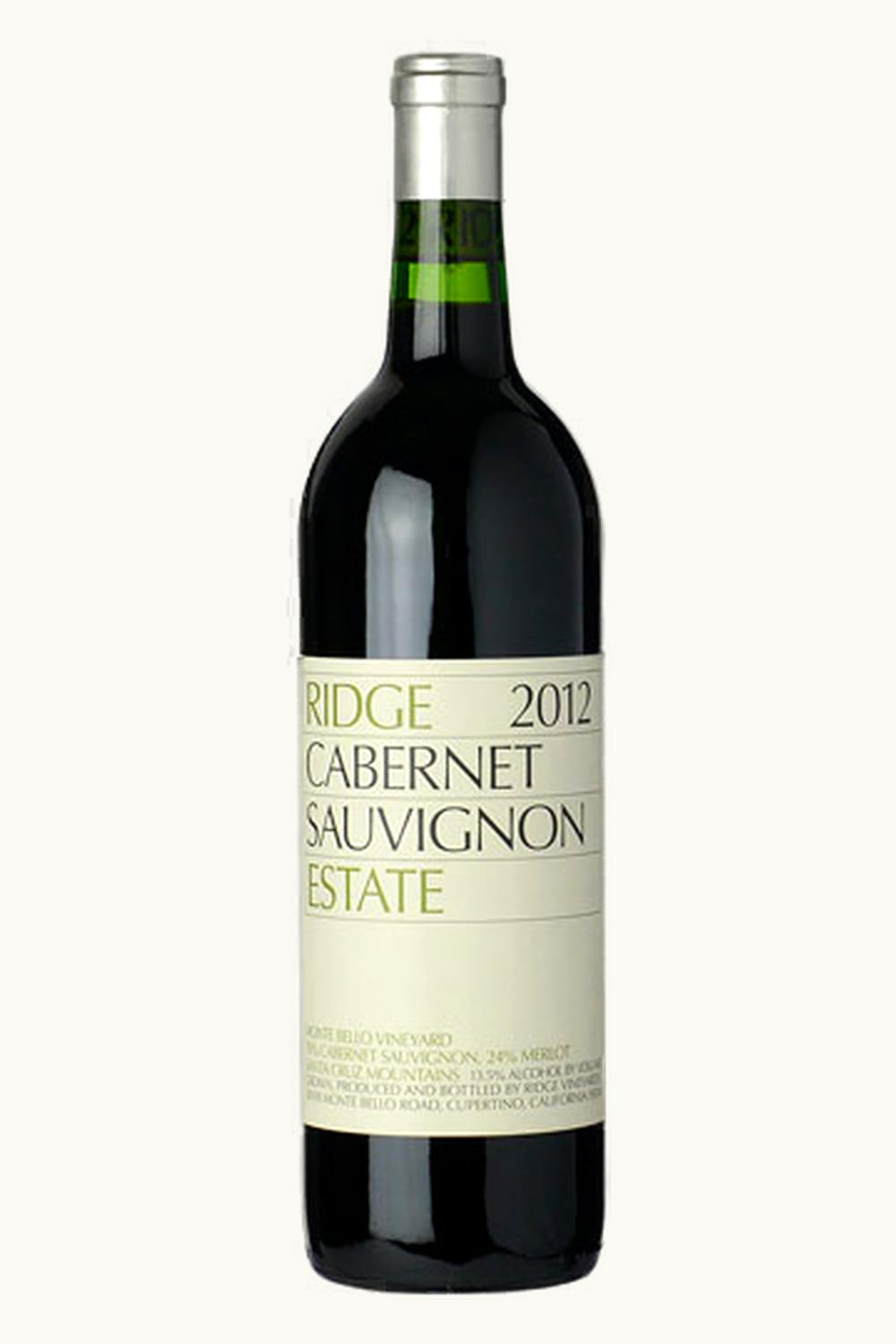 Ridge Vineyards Ridge Vineyards Estate Cab Sauv, 2012