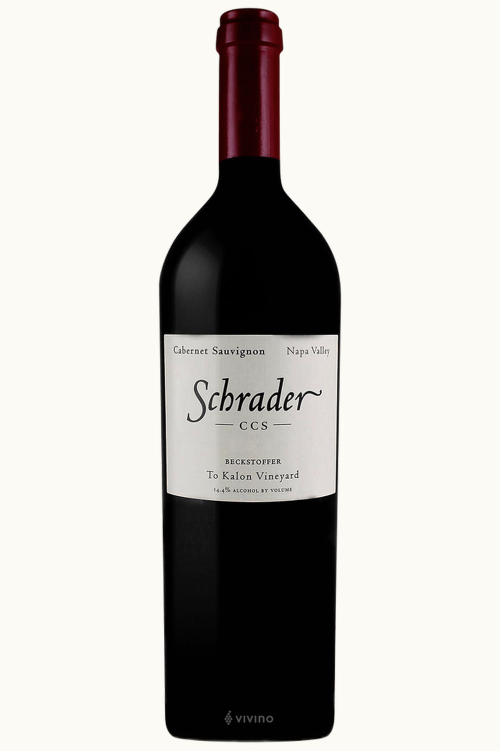 Schrader Cellars Schrader Cellars CCS Beckstoffer To Kalon Cab Sauv, 2012