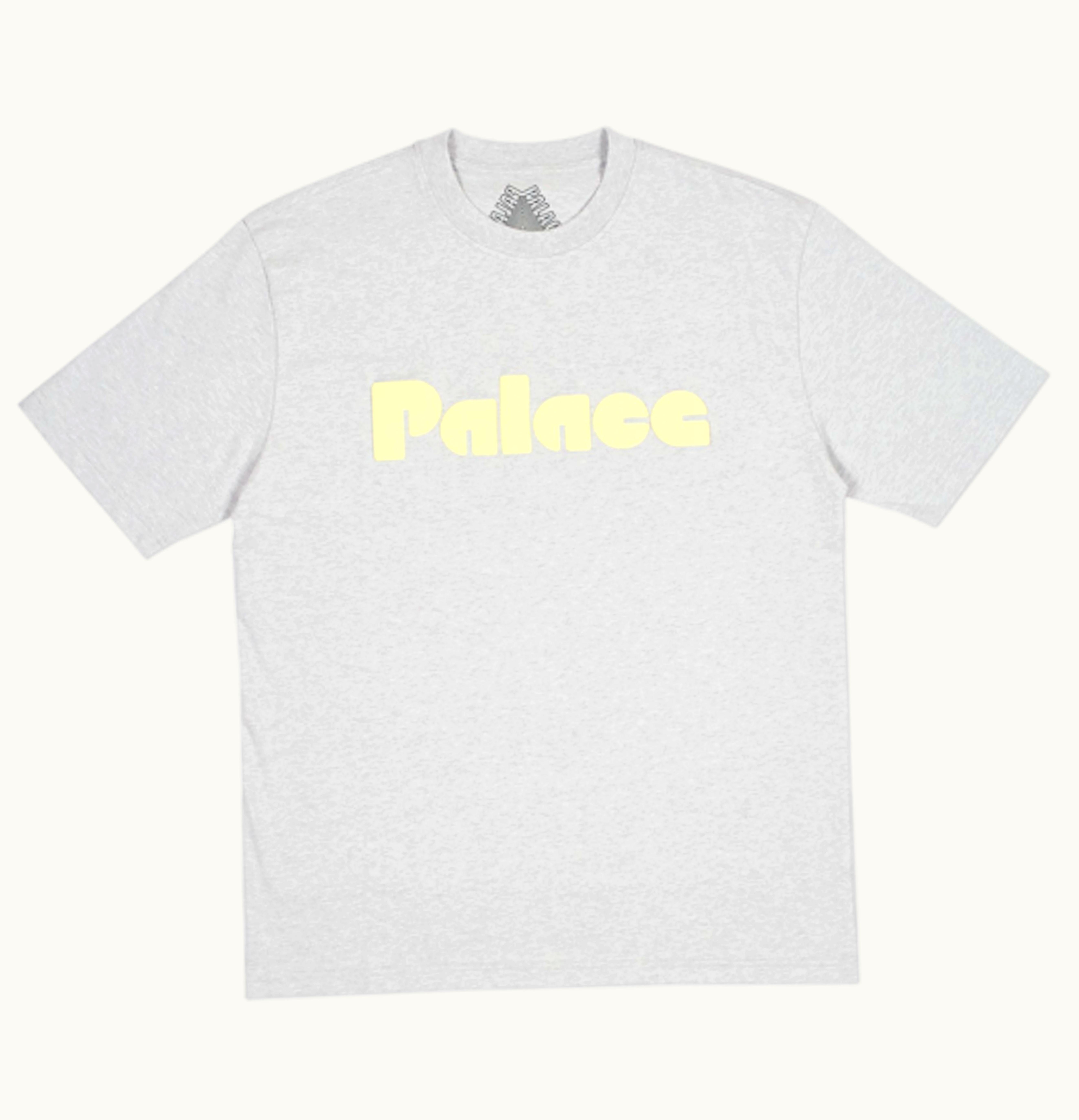 Palace Ace T Shirt Grey Marl