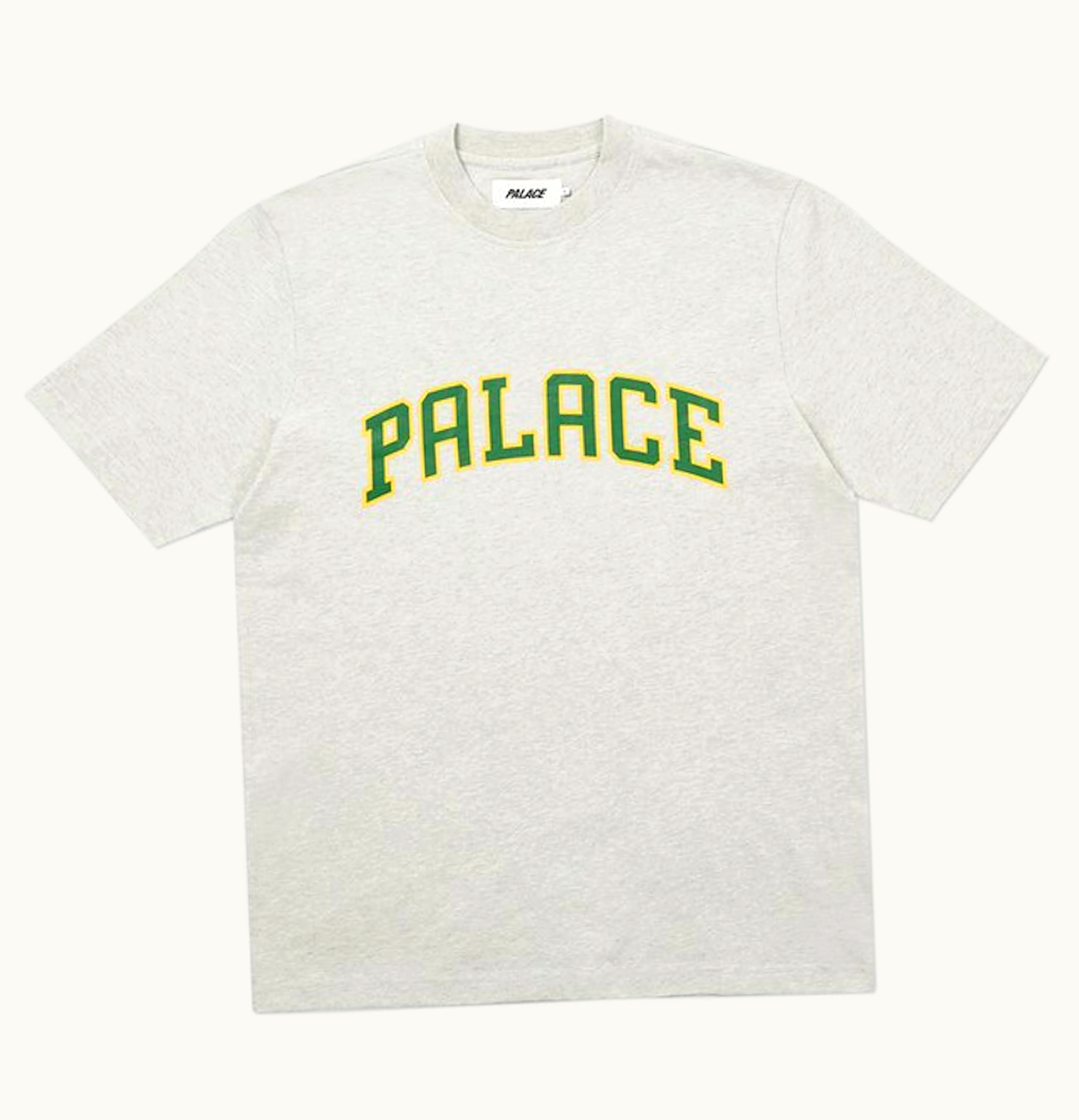 Palace Alas Heavyweight T Shirt Grey Marl