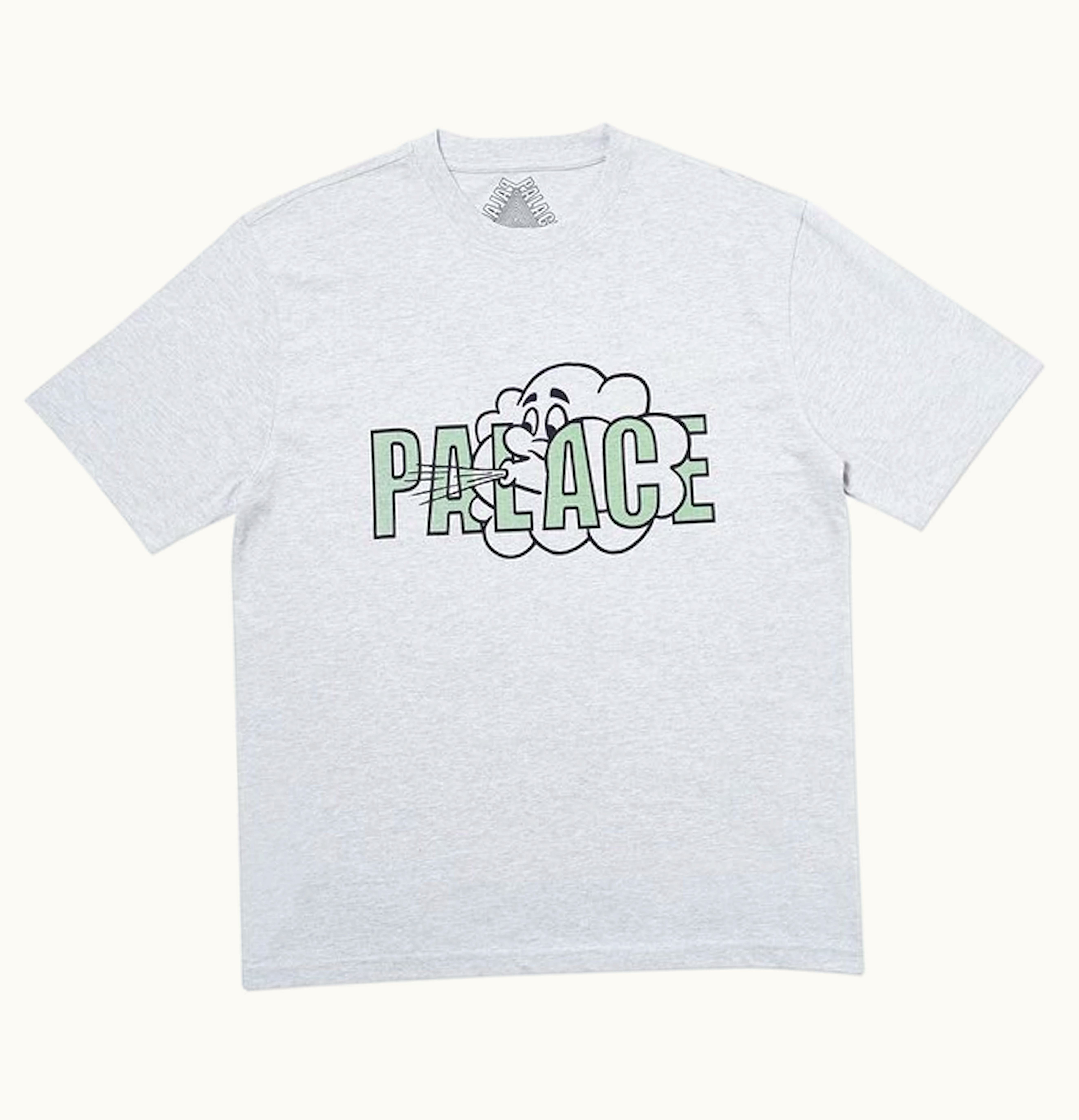 Palace Fall T T Shirt Grey Marl