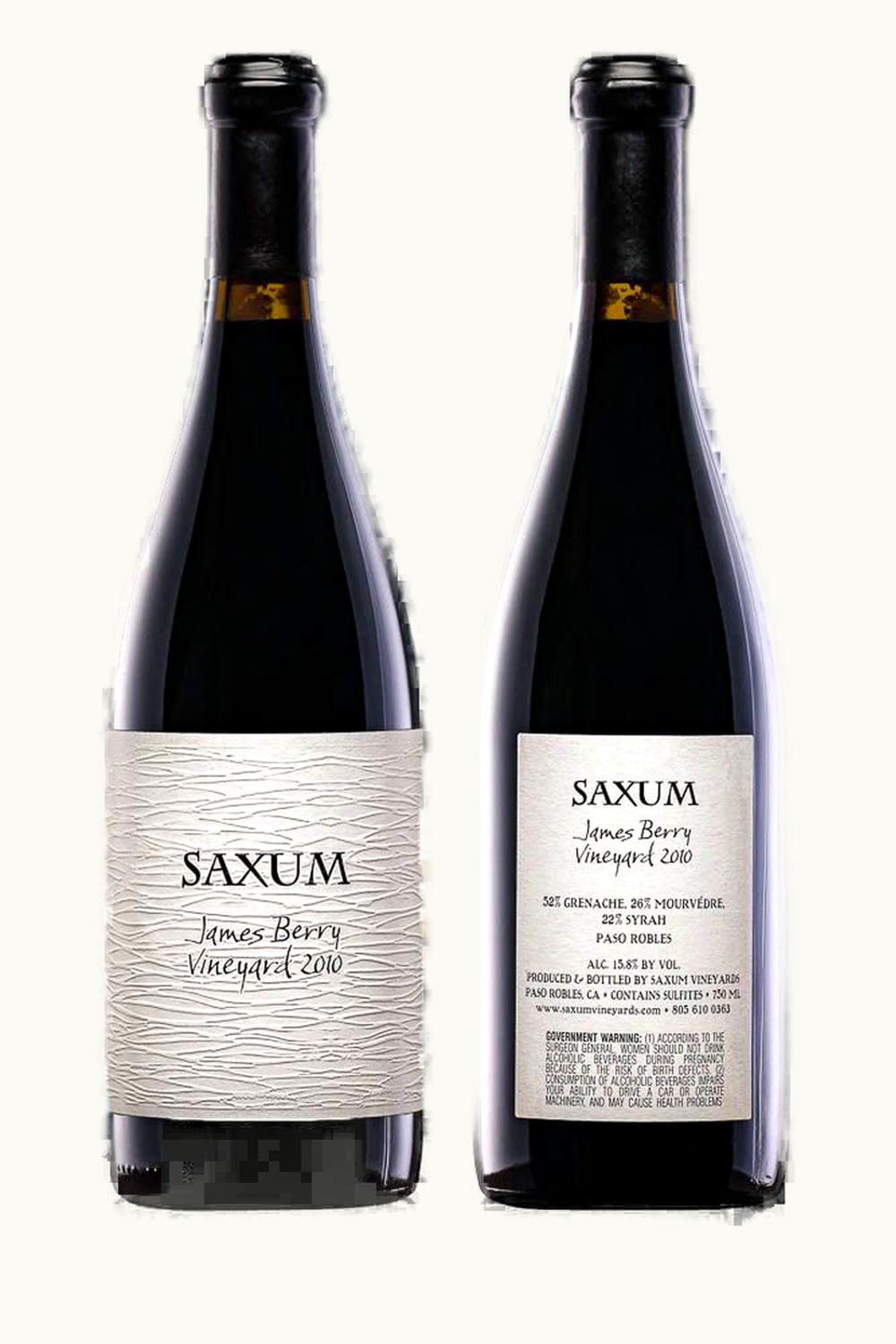 Saxum Saxum James Berry, 2010