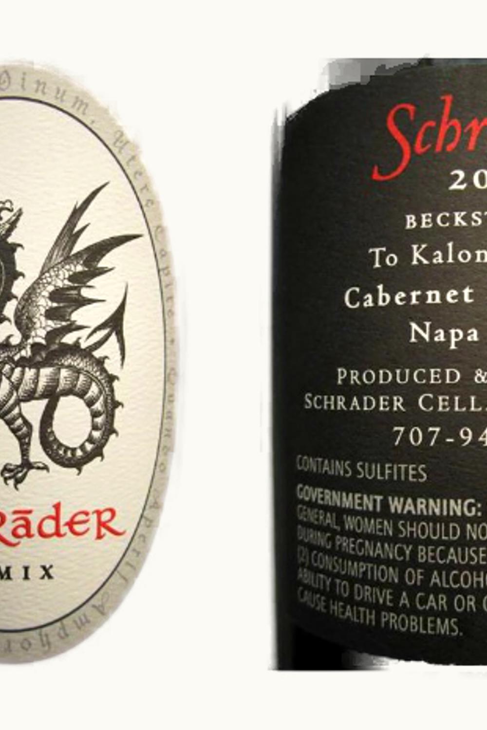 Schrader Cellars Schrader Cellars Old Sparky Beckstoffer To Kalon Cabernet Sauvignon, 2009