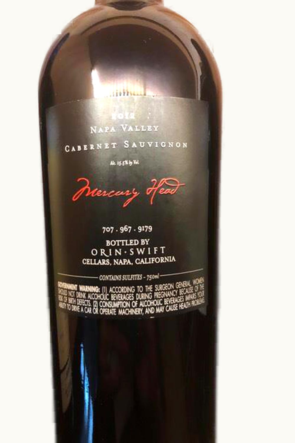 Orin Swift Orin Swift Mercurey Head Cabernet Sauvignon, 2008