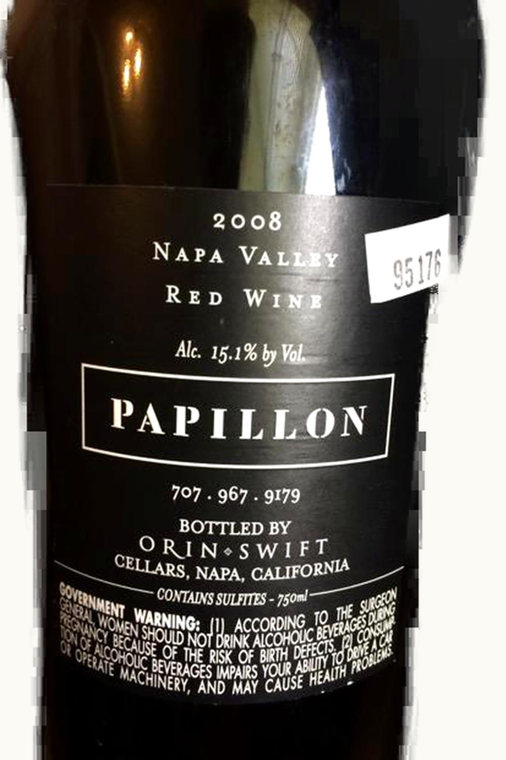 Orin Swift Orin Swift Papillon Red, 2008