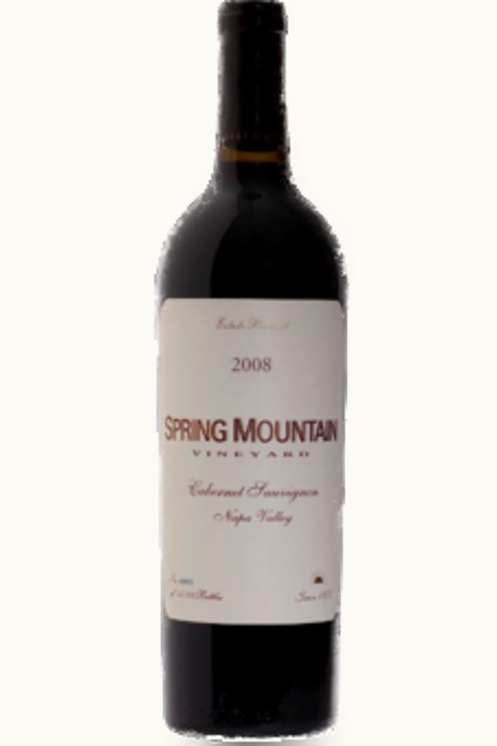 Spring Mountain Spring Mountain Cabernet Sauvignon, 2008