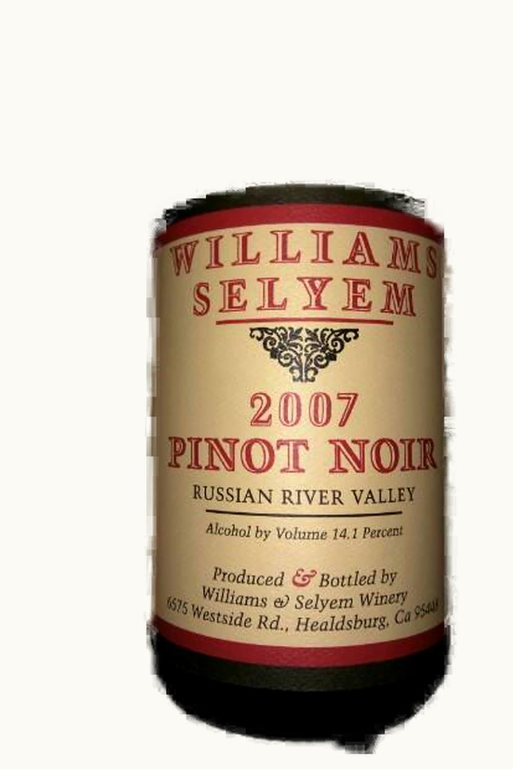 Williams Selyem Pinot Noir, 2007