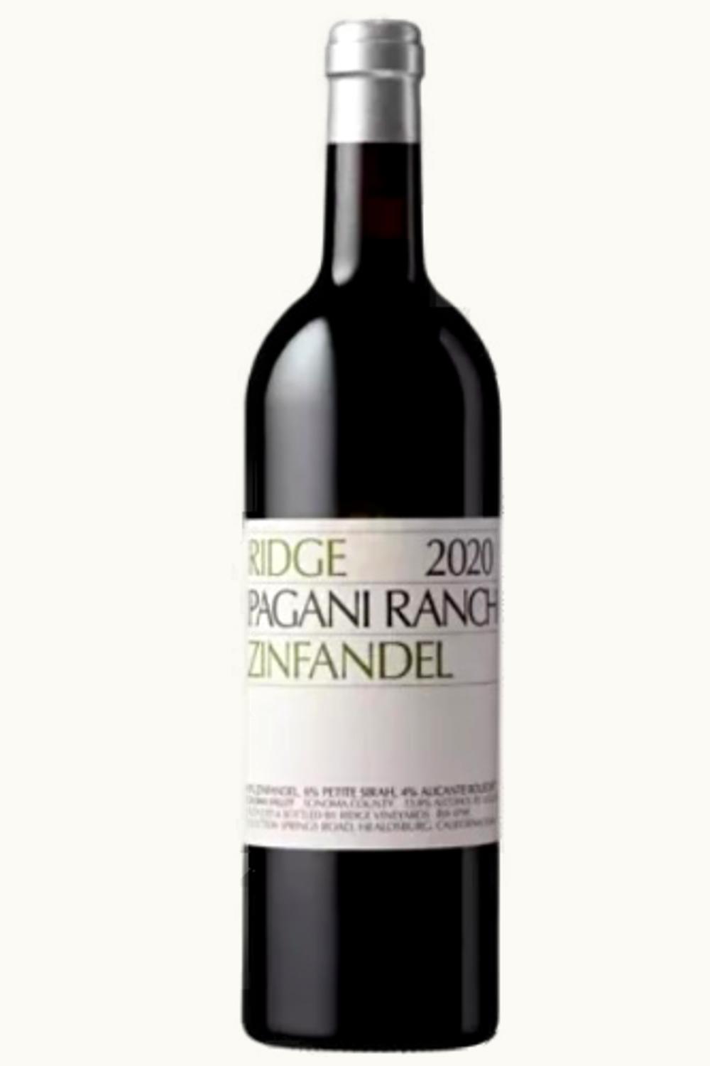 Ridge Vineyards Ridge Vineyards Pagani Ranch Zinfandel, 2007