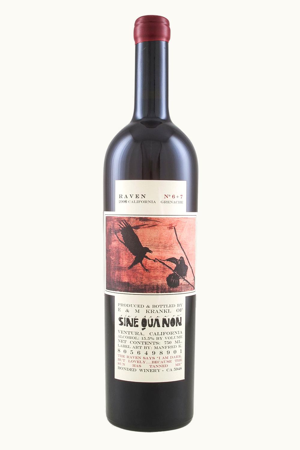 Sine Qua Non Sine Qua Non Raven Series Grenache, 2006
