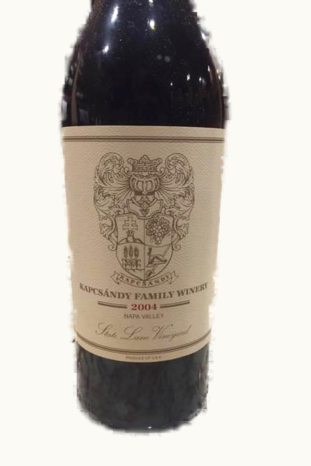 Kapcsandy Family Estate Cuvée State Lane Grand Cabernet Sauvignon, 2004