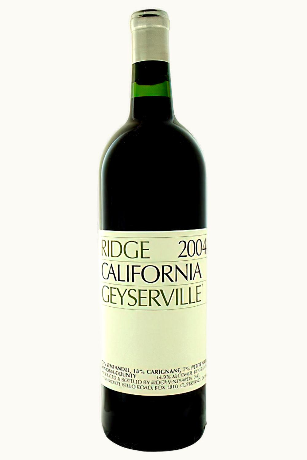 Ridge Vineyards Ridge Vineyards Geyserville, 2004