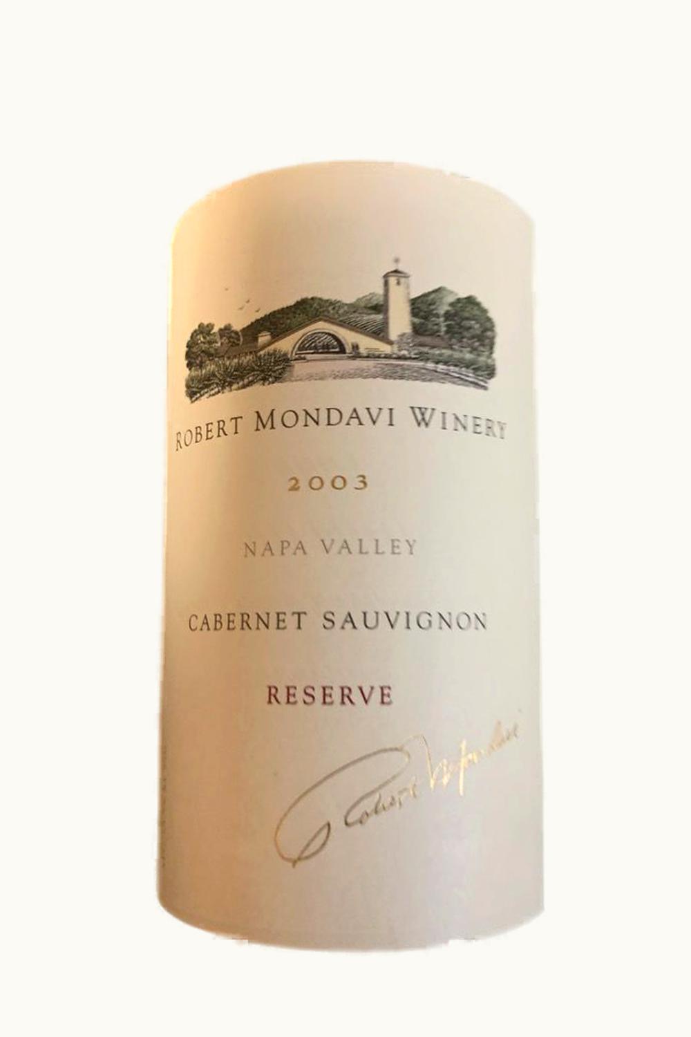 Robert Mondavi Reserve Cabernet Sauvignon, 2003