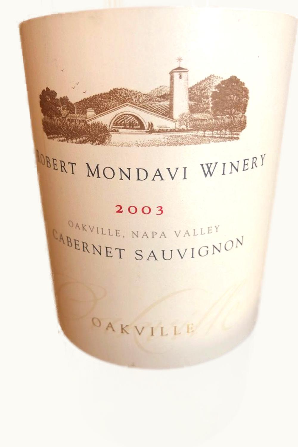 Robert Mondavi Cabernet Sauvignon, 2003