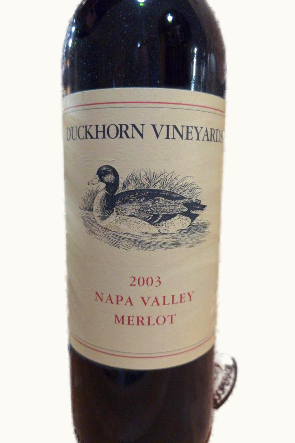 Duckhorn Vineyards Merlot, 2003